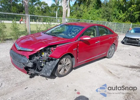 2013 Hyundai Sonata Hybrid Limited from USA, damaged, VIN KMHEC4A49DA084062